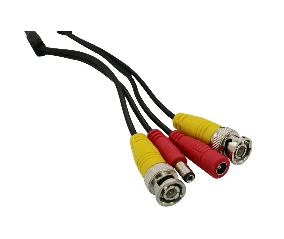 ESCAM 59ft 18m 32ft 10m BNC+DC CCTV Cable for Analog AHD CVI CCTV Surveillance Camera DVR Kit Video Power 2in1 cable Camera Qme 18M(59ft)