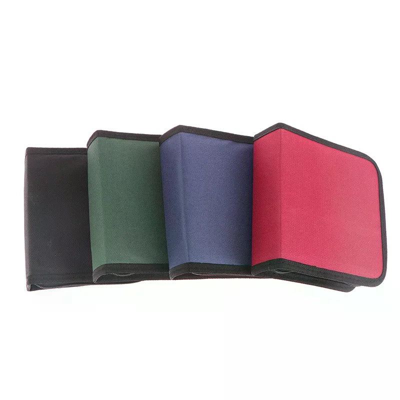 40Tablets CD DVD Discs Oxford Handbags Storage Case Organizer Booklet Qme