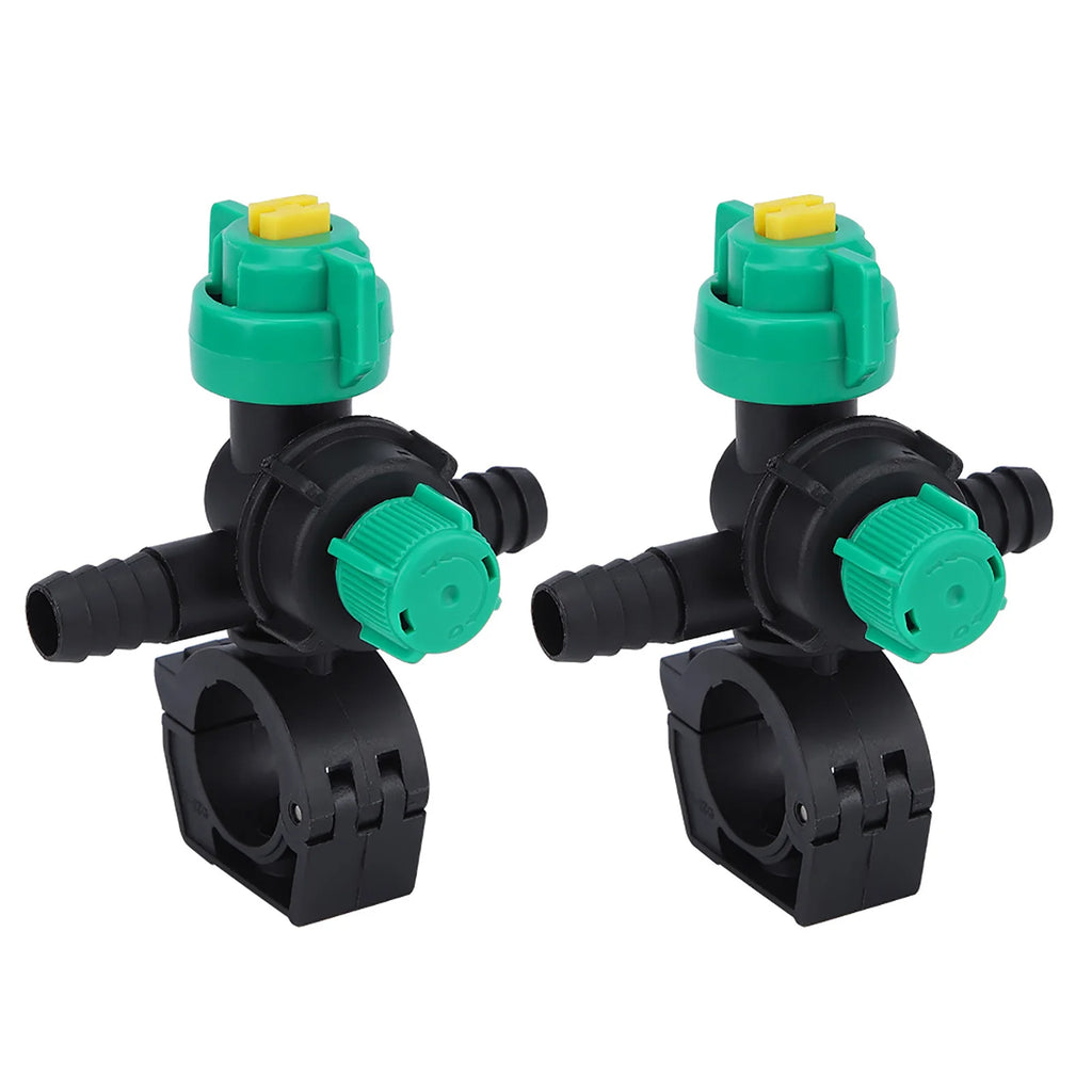 2Pcs Agricultural Sprayer Fan Nozzle External Thread Flat Fan Spray Head for Garden Farming Plant Spraying Equipment Qme