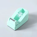 Tape Dispenser Stationery Adhesive Tape Cutter Sealing Tape Table Base Dispenser Office Supplies Packaging Tapes Dispenser Qme green