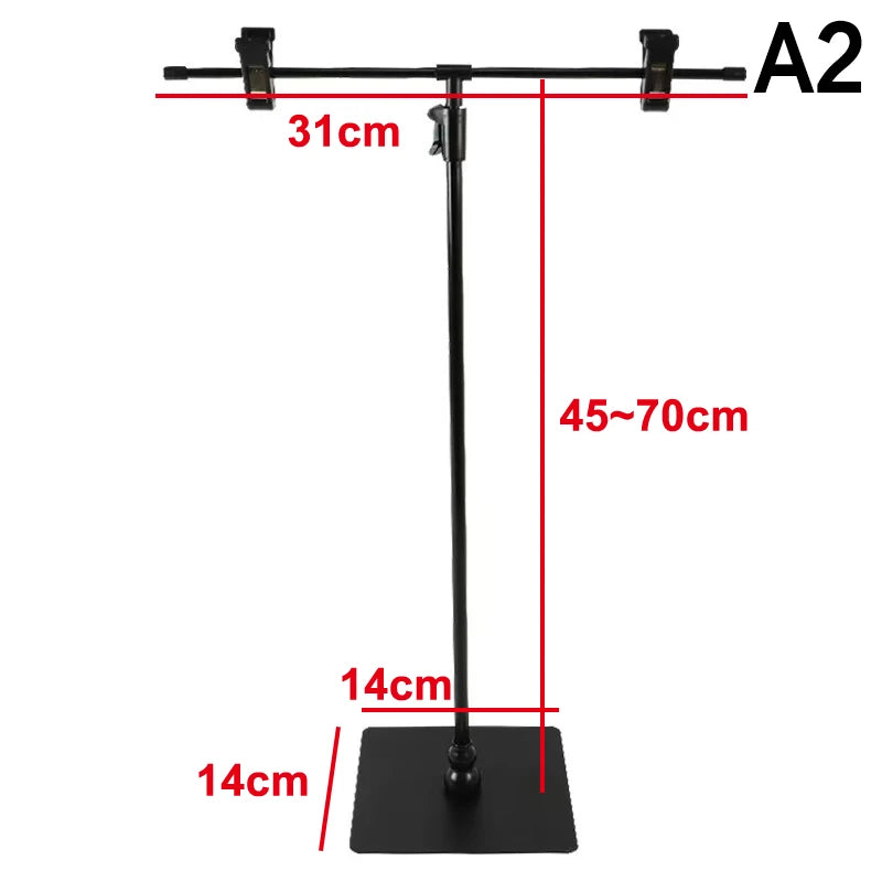 Photography Accessories T-shape Backdrop Stand Photo Background Props Qme A2