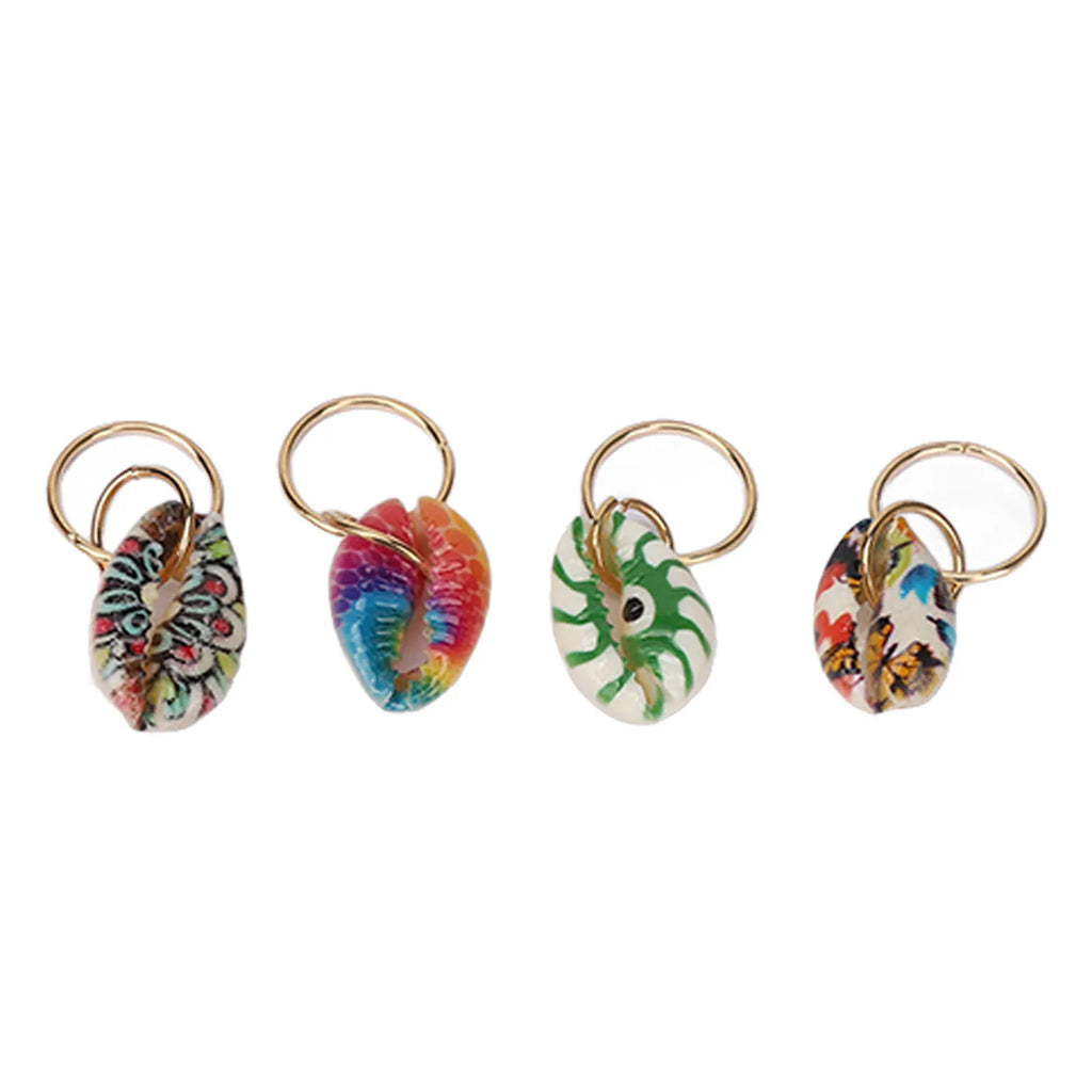 Shell Dreadlocks DIY Cute Exqusite Hair Braiding Pendant Clips Hair Accessories Decoration Shell Dreadlocks Pendant Qme