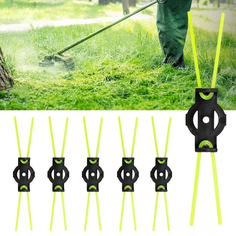 5pcs Simple Grass Rope Mower Accessories Straw Rope Wear-resistant Mower Head Replacement Outdoor Garden Accessories Qme
