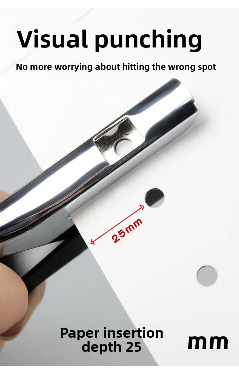 Metal Hole Punch Pliers Round Hole Hand Puncher for ID Cards PVC Cards Leather Craft Tag Binding Tool Leather Punch Tool Qme