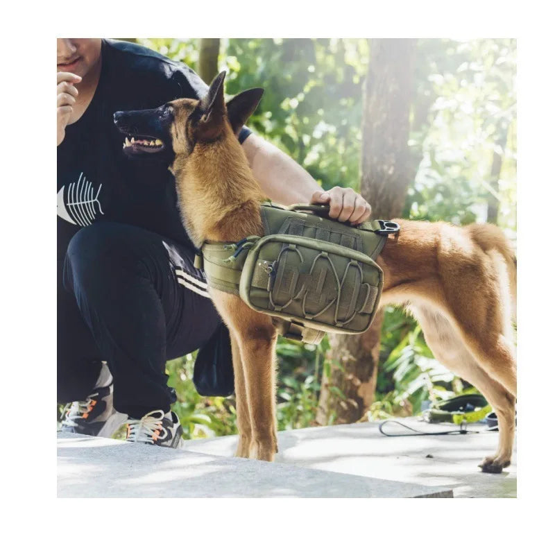 Nylon Dog Tactical Strap Medium Large Outdoor Training Vest Qme