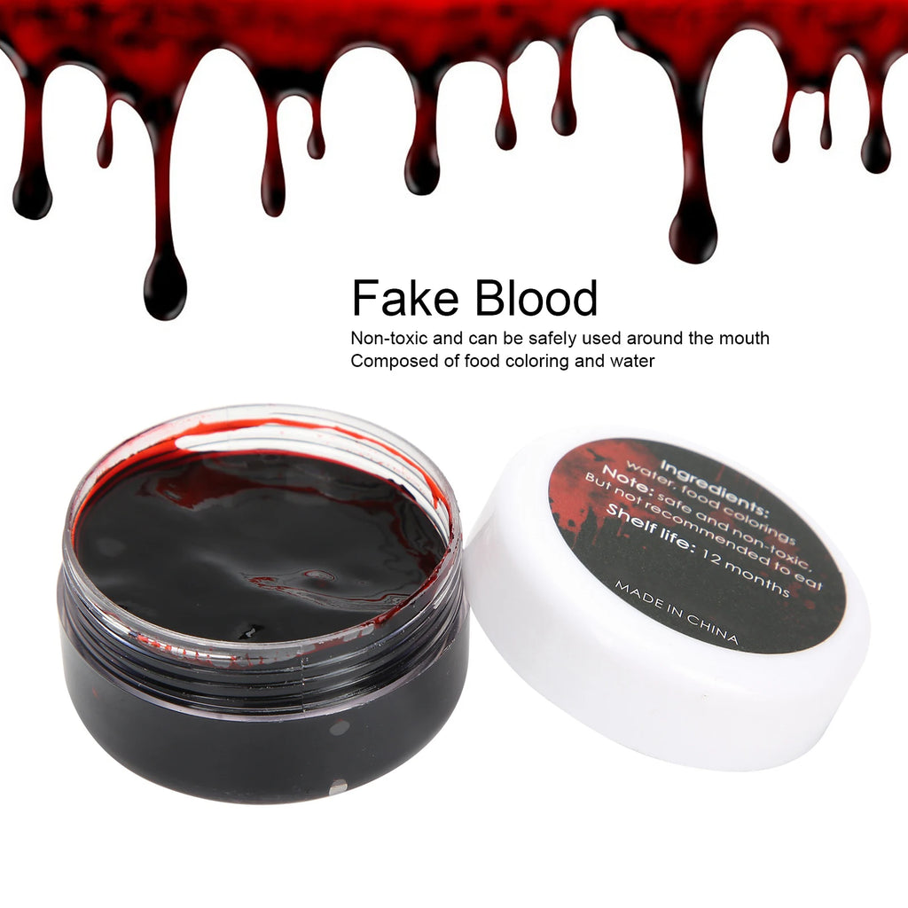 Makeup Blood Halloween Costume Stage Wound Scar Fake Blood Special Effect Makeup Blood Makeup Blood Special Effect Makeup Blood Qme