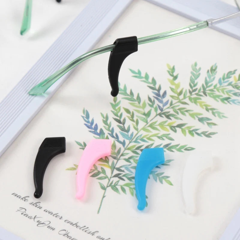 5 Pairs Comfortable Silicone Anti-slip Ear Hooks Women Men Antiskid Qme