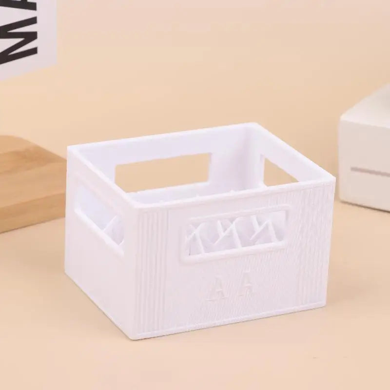 3D Printed Beer Crate Style Battery Storage Case No. 5 Aa No. 7 Aaa Battery Basket Stackable Batteries Storage Box Home Decor Qme A2