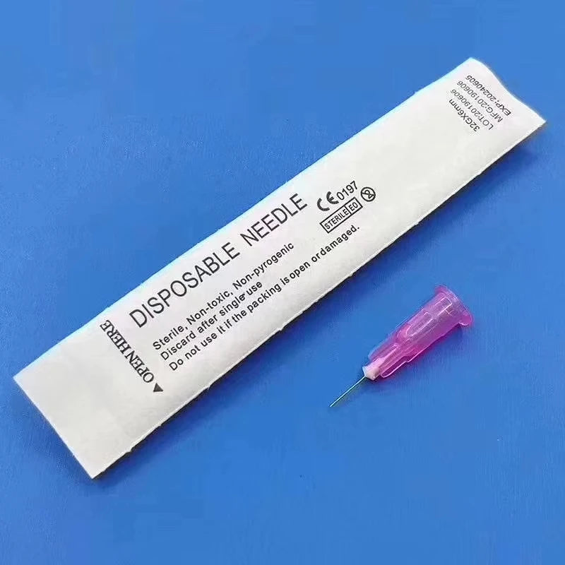 Needle Piercing Transparent Syringe Injection Glue Clear Tip Cap Qme