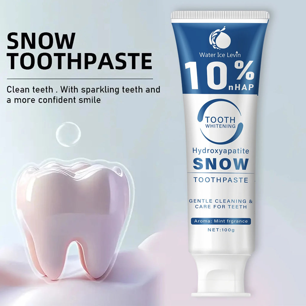 10% Nano Whitening Toothpaste, Hydroxyapatite Cleans Teeth, Deep Cleans Teeth, Freshens Breath, Toothpaste for Home Use and as a Gift for Family and Friends Qme