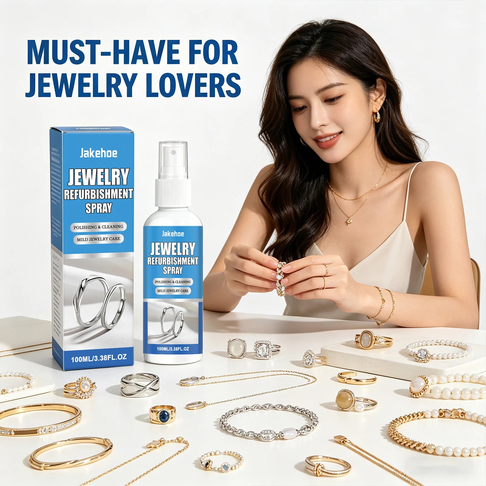 Jewelry Care Cleaning Agent Cleaning Dirt Remove Oxidation Polishingwatch Chain Jewelry Renovation Decoration Cleaning Solution Qme