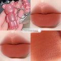 ZVEV Bear Lip Mud Matte Foggy Velvet Glaze Lipstick Keychain Pendant Qme A8-300-01