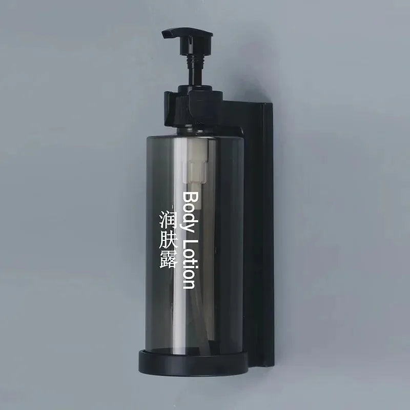 Liquid Soap Dispensers No Drill Shampoo Conditioner Body Wash Qme 300ml 1Pc