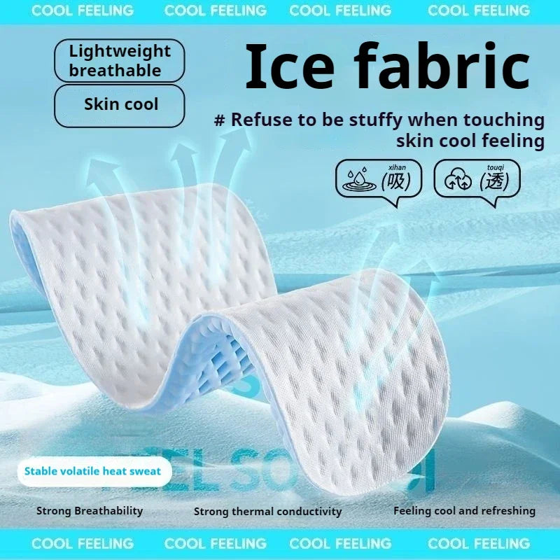 Mesh Breathable Insoles for Shoes Men Summer Cool Insole Feet Running Sports Shock Absorption Shoe Sole Memory foam Shoes Pads Qme