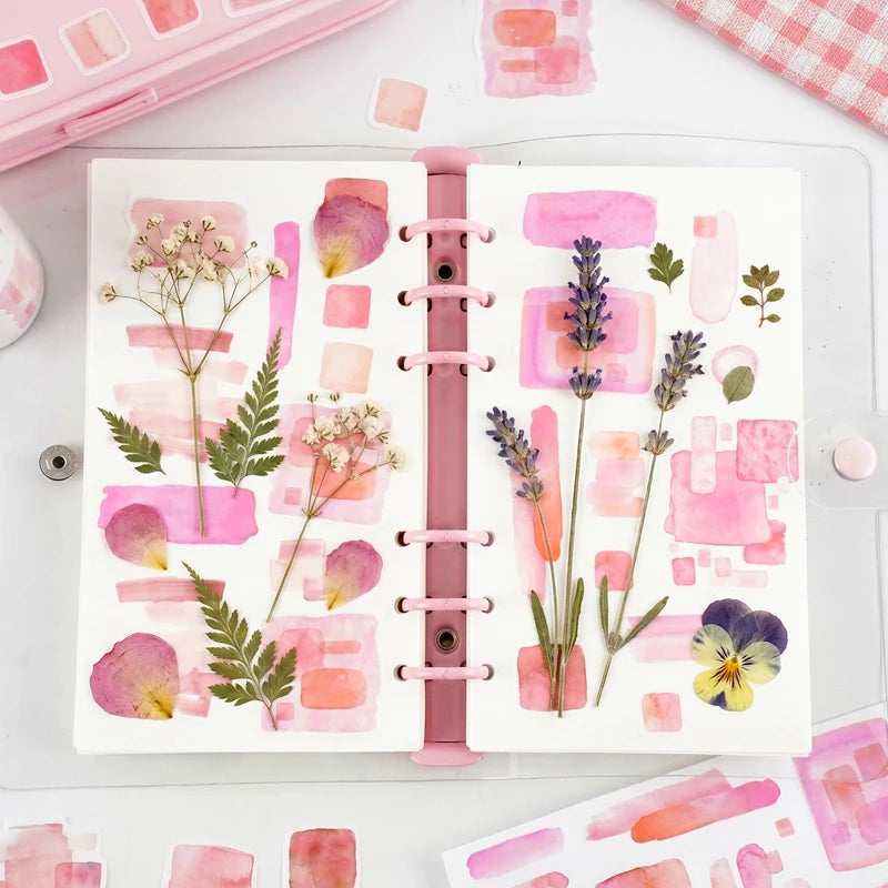 Watercolor Blotch Washi Tape, Background Base Tape for Journal Collage, Beginner-Friendly Stationery & Great Gift Pick Qme