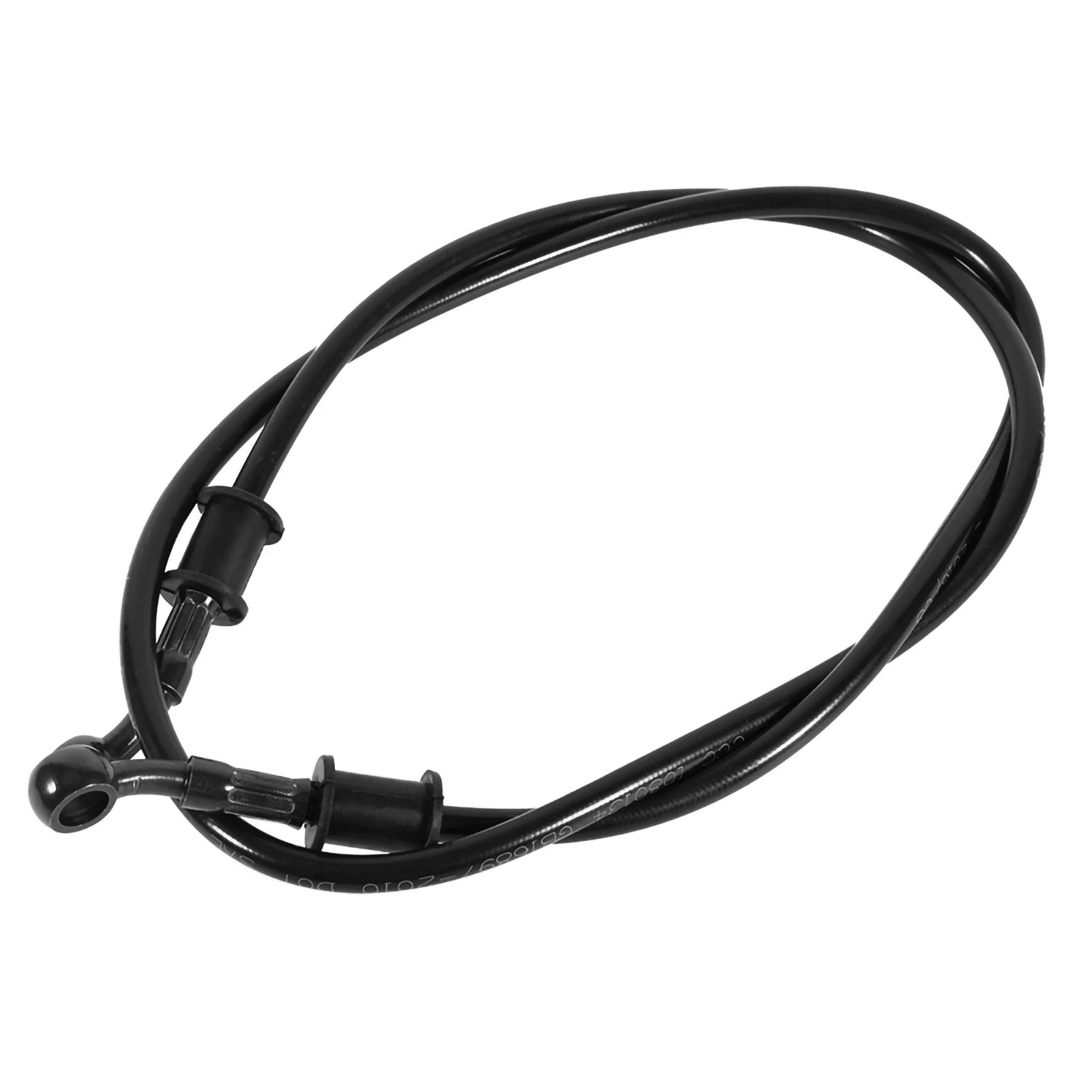 50cm ‑ 120cm Motorcycle Braided Steel Brake Oil Hose Line Pipe Colorful Brake Oil Hose Brake Line Pipe Line Pipe Qme Black 600mm