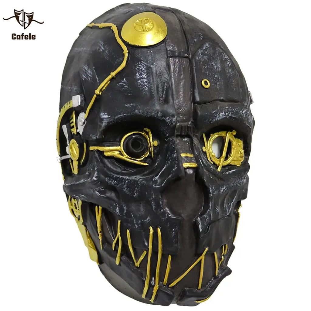 P-jsmen Dishonored Corvo Attano Rat Mask Realistic Resin Adult Headwear Halloween Masquerade Cosplay Costume Props High Quality Qme