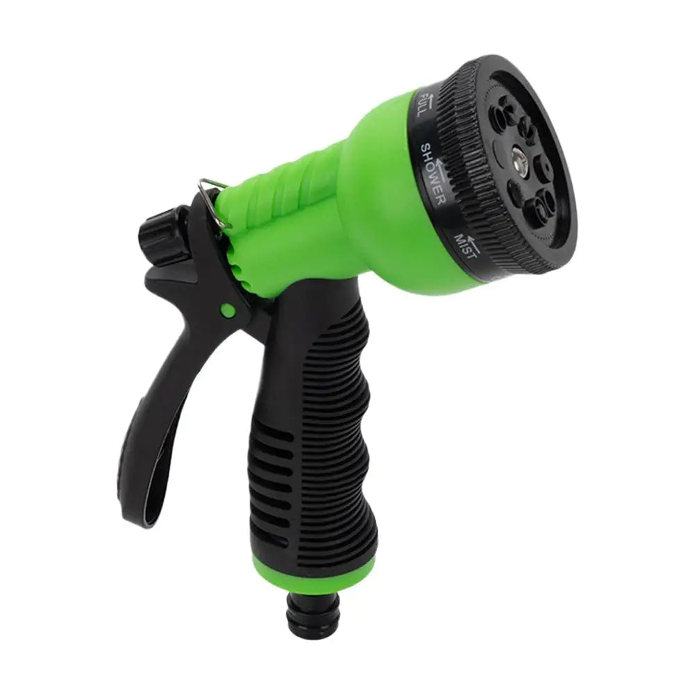 Adjustable Spray Patterns Lawn Garden Hose Nozzle Sprayer Water Qme Grass green