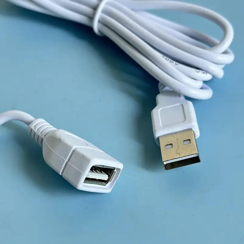 1PCS USB Extension Power Cable USB Male to Female Switch Cable 501 Button Switch 5m Long Switch Cord Qme