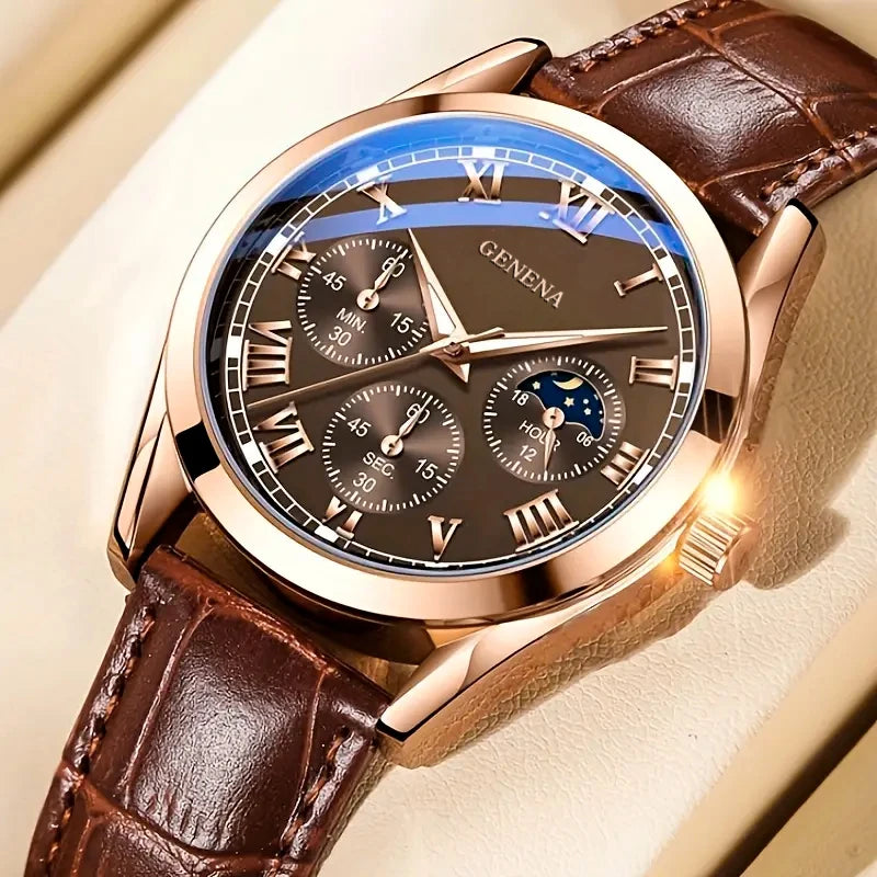 2026 Men's fully automatic non mechanical quartz bowl watch, night light fashion watch, youth casual men's style Qme MGJ
