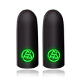 1 Pair Finger Thumb Sleeve Gloves Breathable Sweat Proof Luminous Fingertip Cover Anti Slip 0.3mm Ultra-thin for PUBG Mobile Qme Sleeve