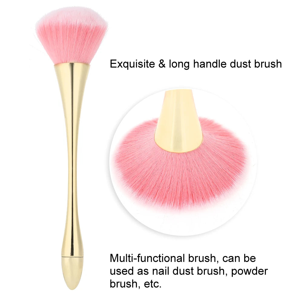 Manicure Brush Powder Dust Brush Nail Dust Brush Nail Dust Brush Powder Dust Remover Nail Art Manicure Tool Large Size Qme