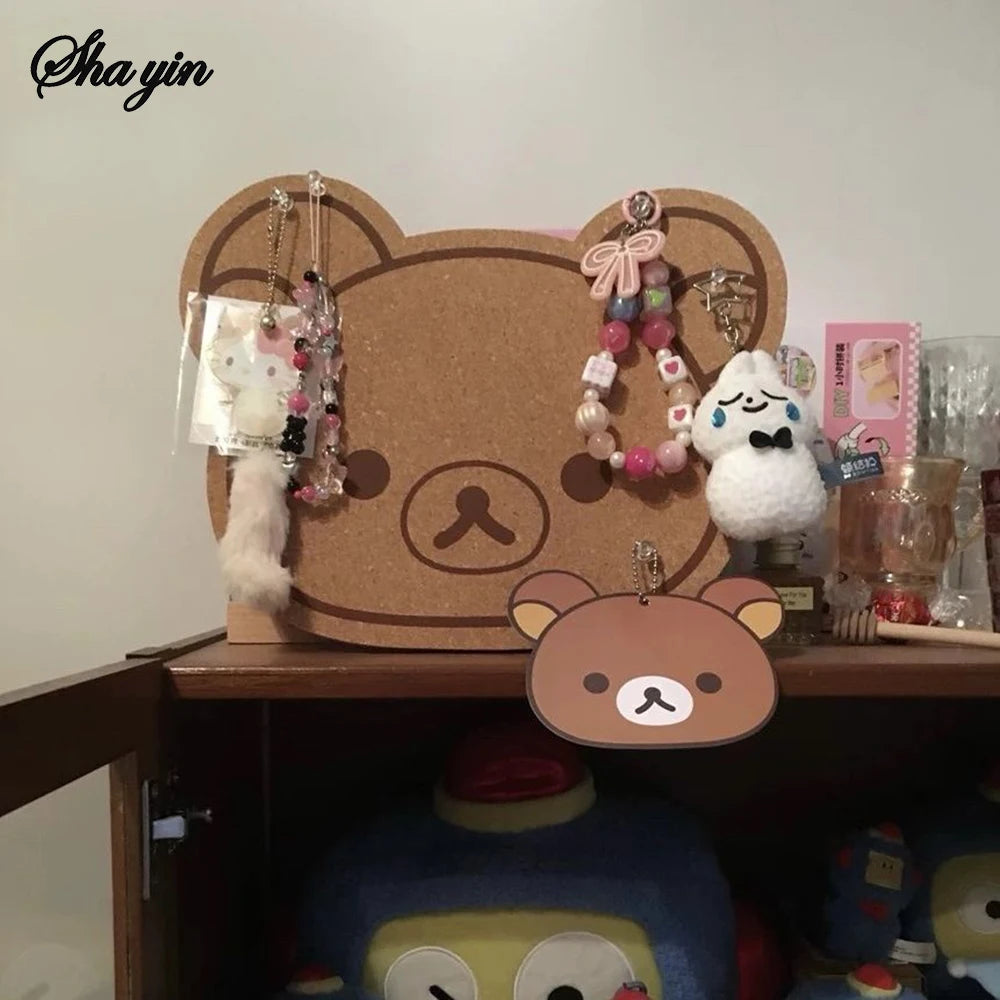Felt Board Cute Cartoon Dormitory Background Decoration Photo Wall Felt Message Board Organizer Non Damaging Wall No Drilling Qme