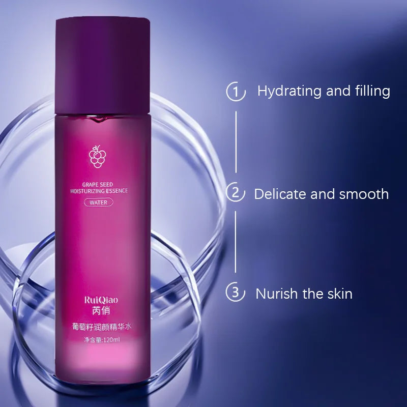 Grape Seed Moisturizing Essence Emulsion Firming Whitening Anti Aging Qme