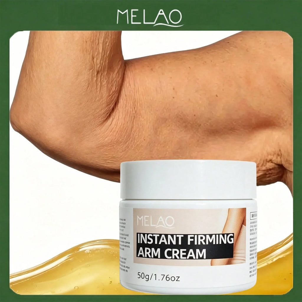 MELAO Instant Firming Arm Cream, Tightening Body Lotion for Flabby Saggy Upper Arms, Smooth Loose Skin & Improve Arm Elasticity Qme