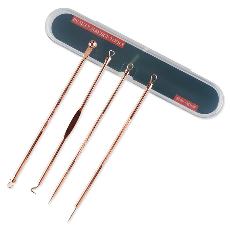 Stainless Steel Acne Extractor Tool Professional Pimple Blemish Qme