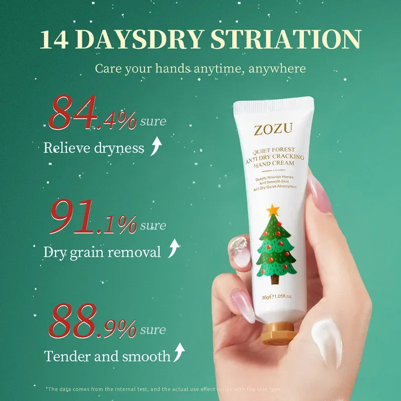 Christmas 5 Box Hand Cream Texture Travel Durable Moisturizer- Wome Qme