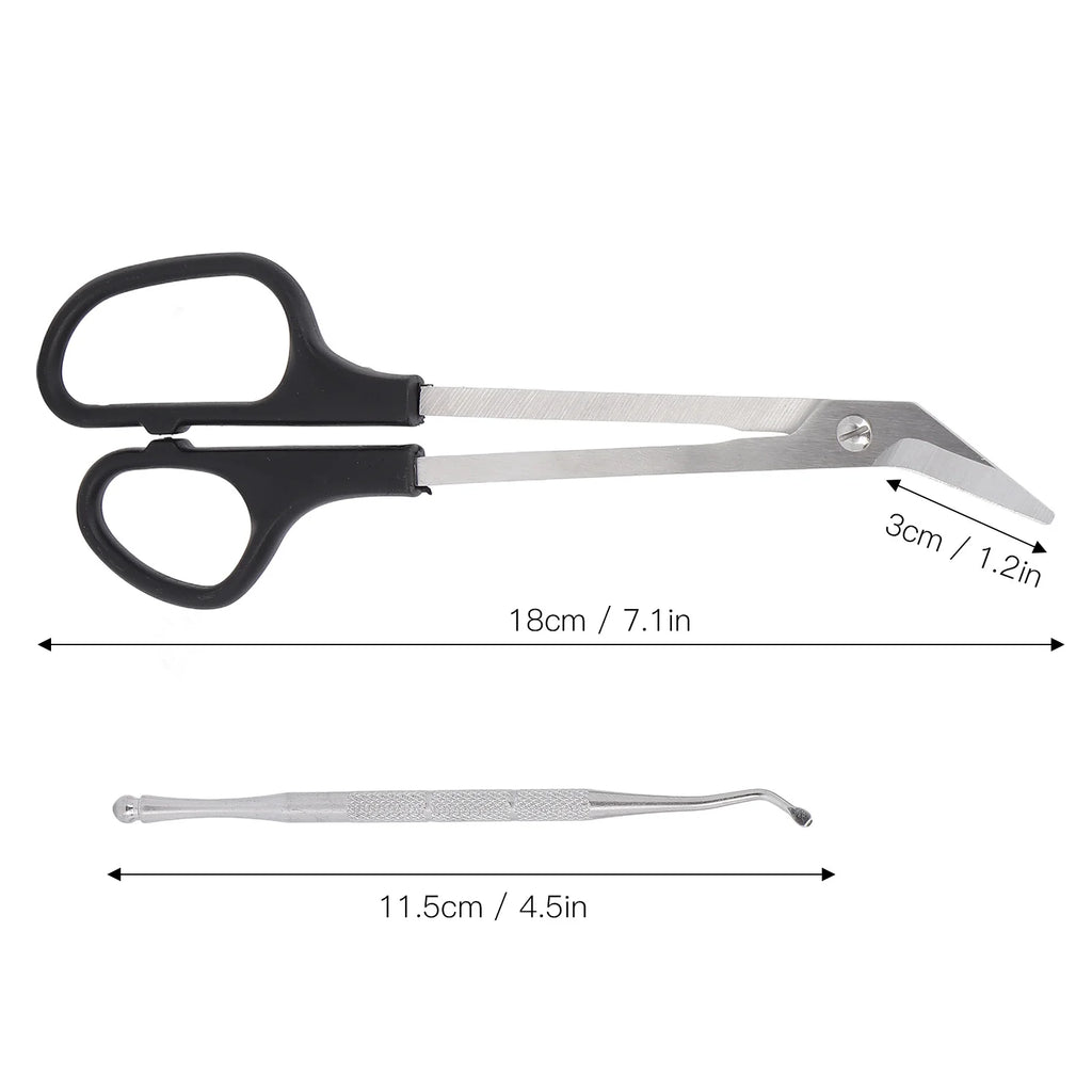 Toenail Clippers Toenail Scissors Long Handled Ergonomic Unique Design Toenail Clippers with Nail Picker for Adults The Elderly Qme