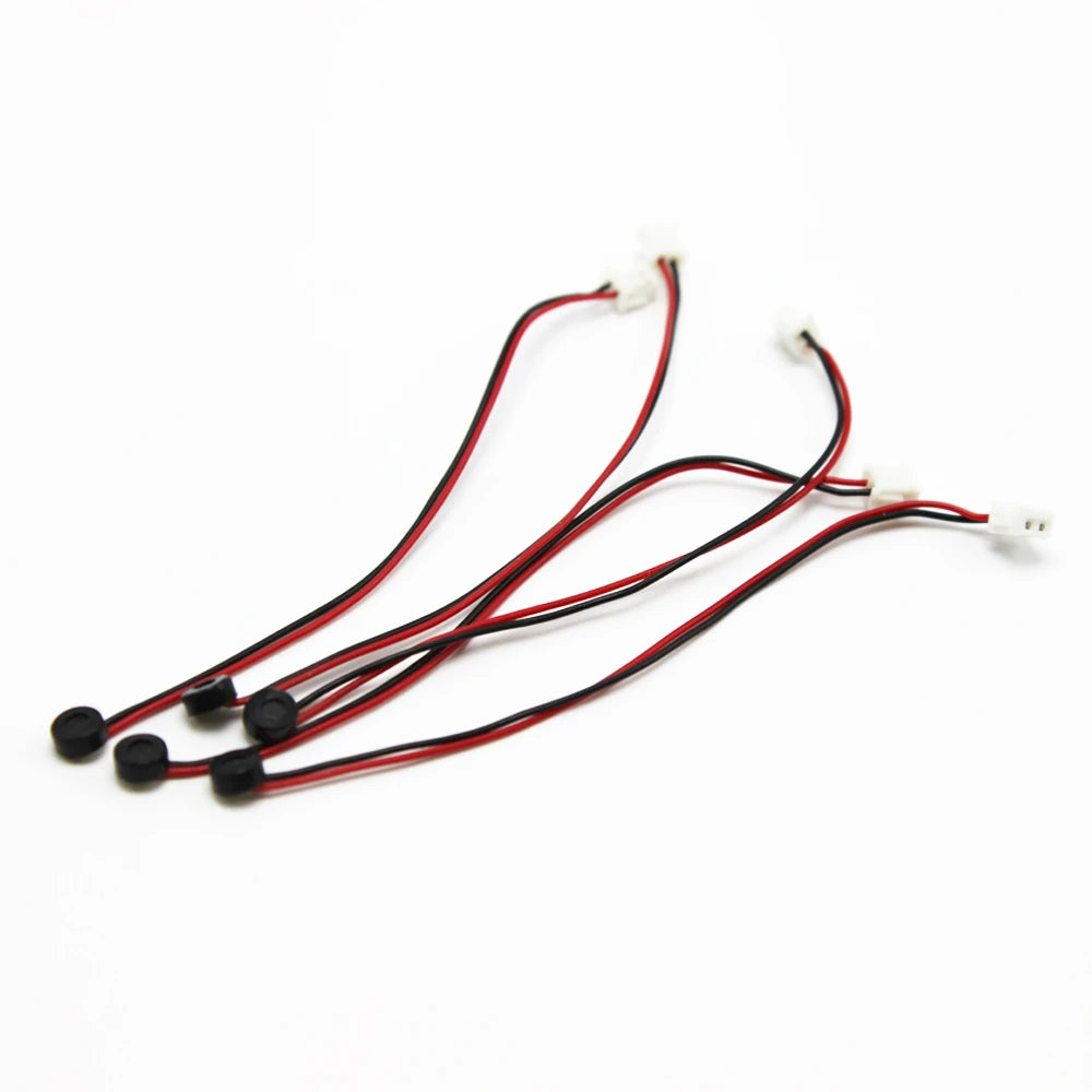 ESCAM 50pcs Mini Mic Sound Monitor Audio Pickup Device High Sensitive Tiny Microphone for CCTV Security Camera CCTV Microphone Qme