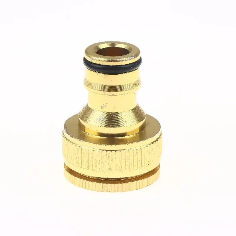 2pcs Standard Aluminum Hose Connector Set - 4/6'' Tap Fitting Quick Connect For Garden Pipes Hose Connector Qme