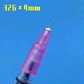 Needle Piercing Transparent Syringe Injection Glue Clear Tip Cap Qme 32G 4mm