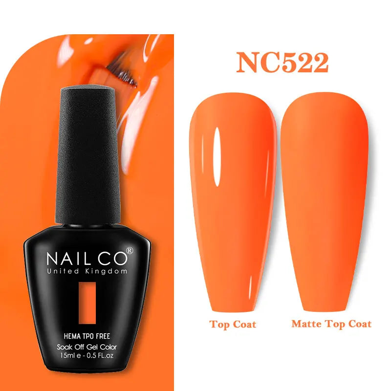 NAILCO Coat Base Gel Nail Polish Nails Art Semi Permanent Lacquer