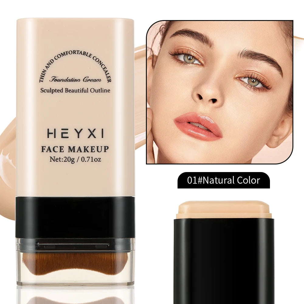 Foundation Make-up Stick Moisturizing Without Drying Long-lasting Qme 01 Natural Color