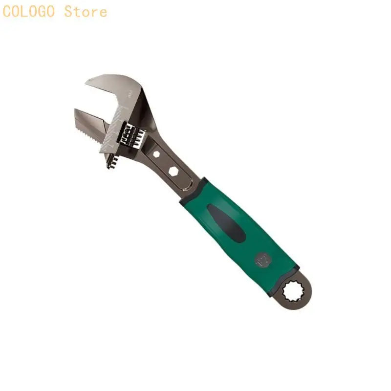 8 10 12 Large Opening Adjustable Spanners Wrenches Household Bathroom Qme