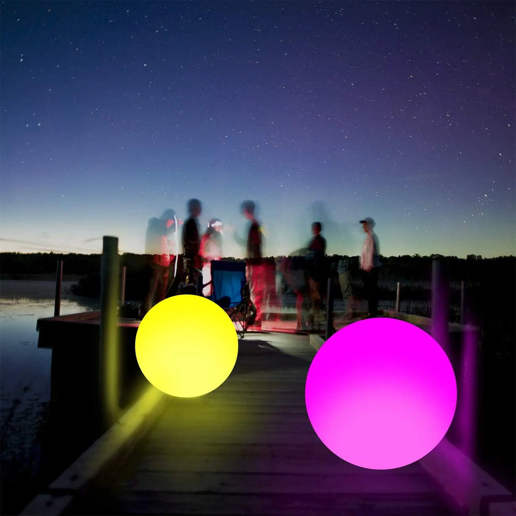 LED16 color floating pool light 60cm inflatable swimming pool beach ball Swimming pool beach lawn party ball light Qme