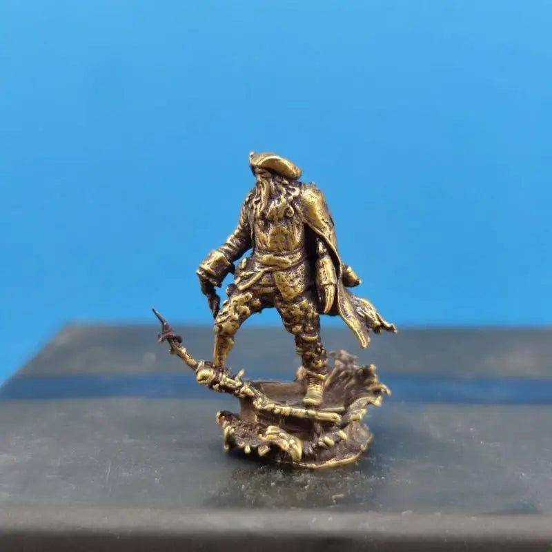 Display Model Mini Figurines Ornaments Brass Pirate Monster 1 64 Qme