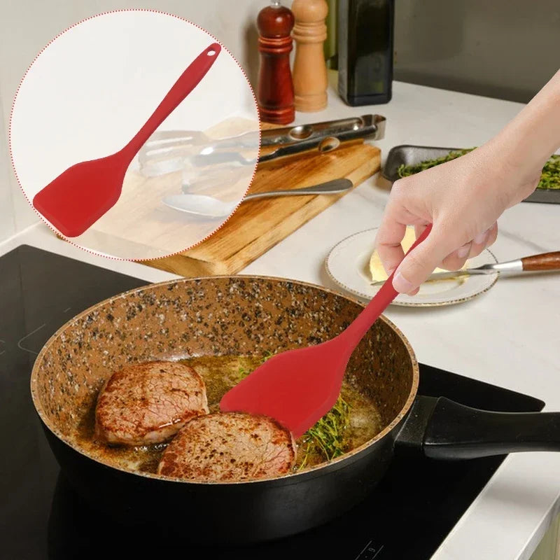 Silicone Cooking Leakage Spatula Dense Shovel Fried Fishomelette Qme