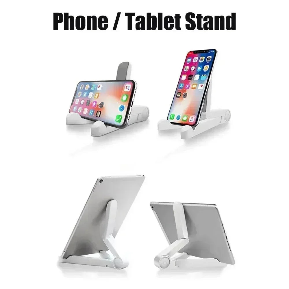 Portable Foldable Tablet Stand Multifunctional Adjustable Angle Phone Stand Tablet Universal Holder Accessories for iPad Air/Pro Qme