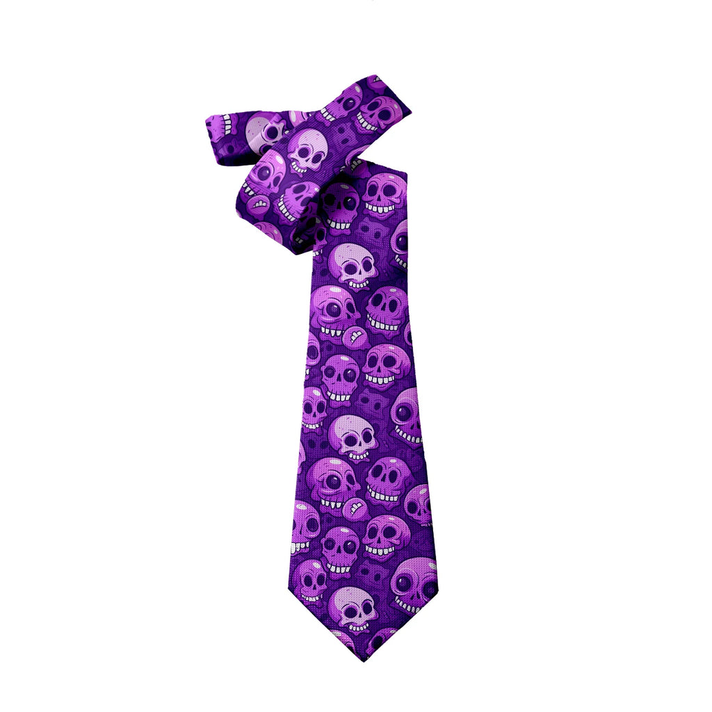 Funny Skeleton 3D Printed Tie Fashion Casual Business Office Unisex Qme