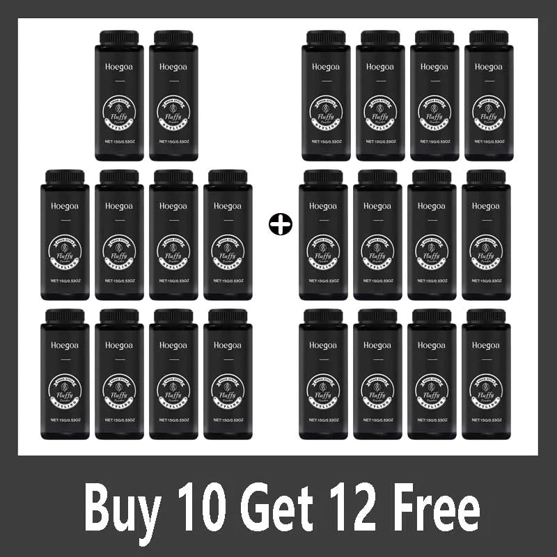 Matte Hair Styling Fluffy Hair Powder Volume Texturizing Fiber Build Up Oil Control & Thicker Looking Hair Finish for Men Women Qme Buy 10 Get 12 Free