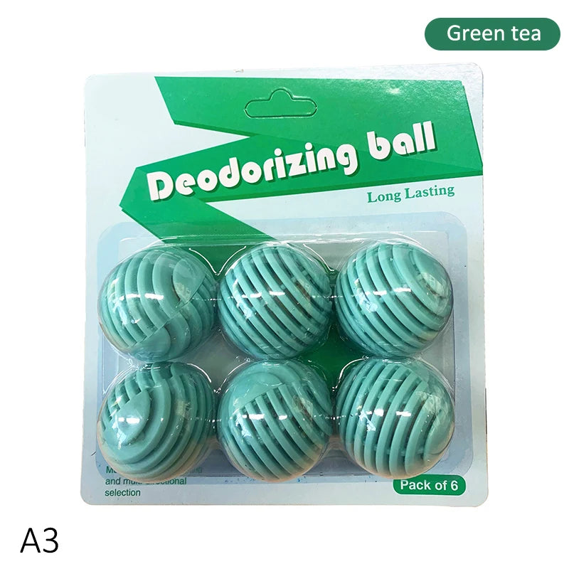 Deodorizer Freshener Balls Long-lasting Aromatic, Mildew And Insect Proof For Wardrobe, Shoe Cabinet, Bathroom, Gym Bag And Car Qme A3