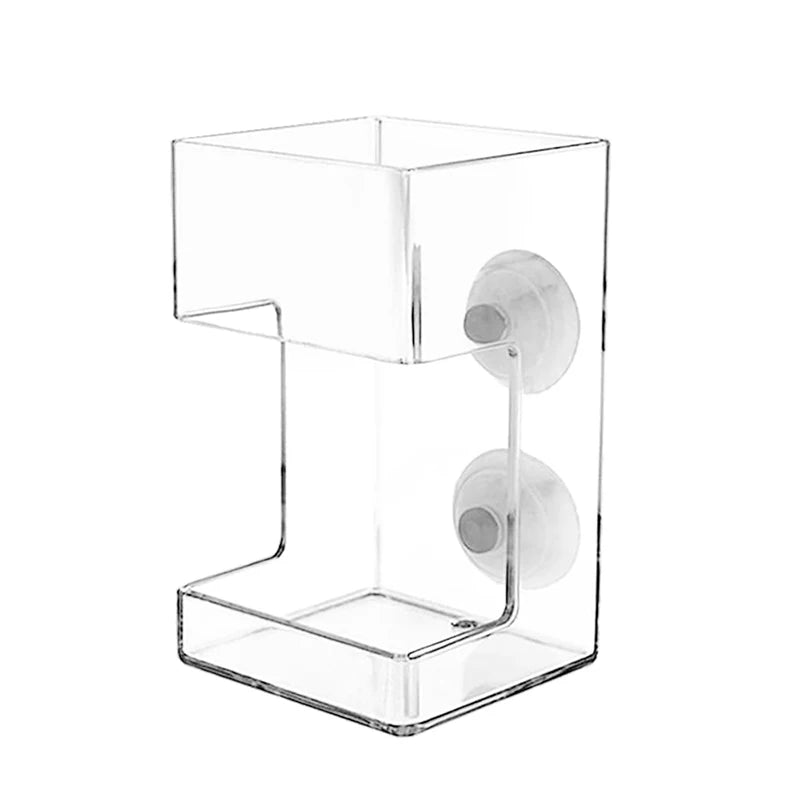 Aquarium 2025 Fish Tank Dish Tray Suction Cup Acrylic Feeding Tube Qme