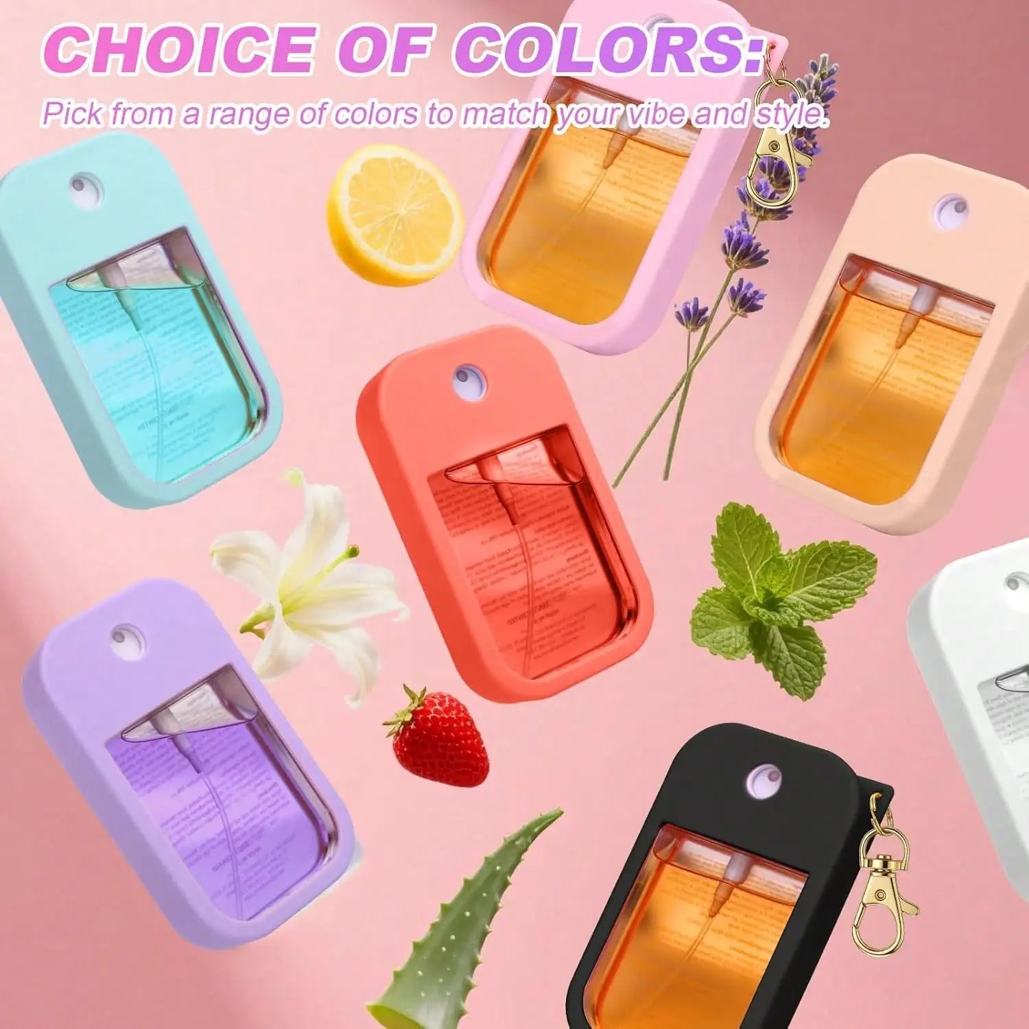 Soft Silicone Case Touchland Power Mist 1FL OZ Protective Stylish Qme