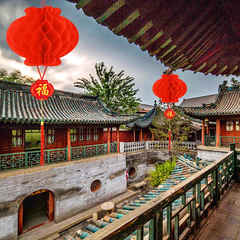 Lantern Hang Pendant Waterproof Festival Lanterns Decoration 2023 Qme