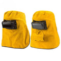 Welding Tool Accessories For Eye Nose Protection, Solar Auto Dimming Filter Lens, Leather Cover, Welding Helmet Mask Qme brown putong