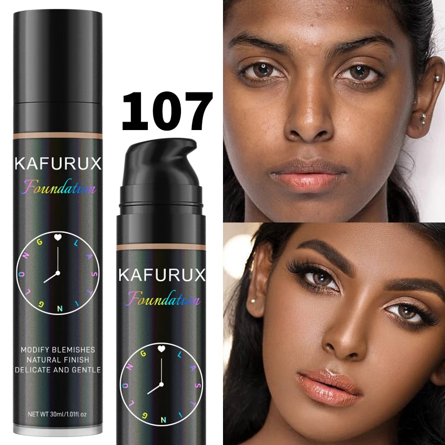 8 Colors Liquid Foundation Effective Concealer Waterproof Qme 107
